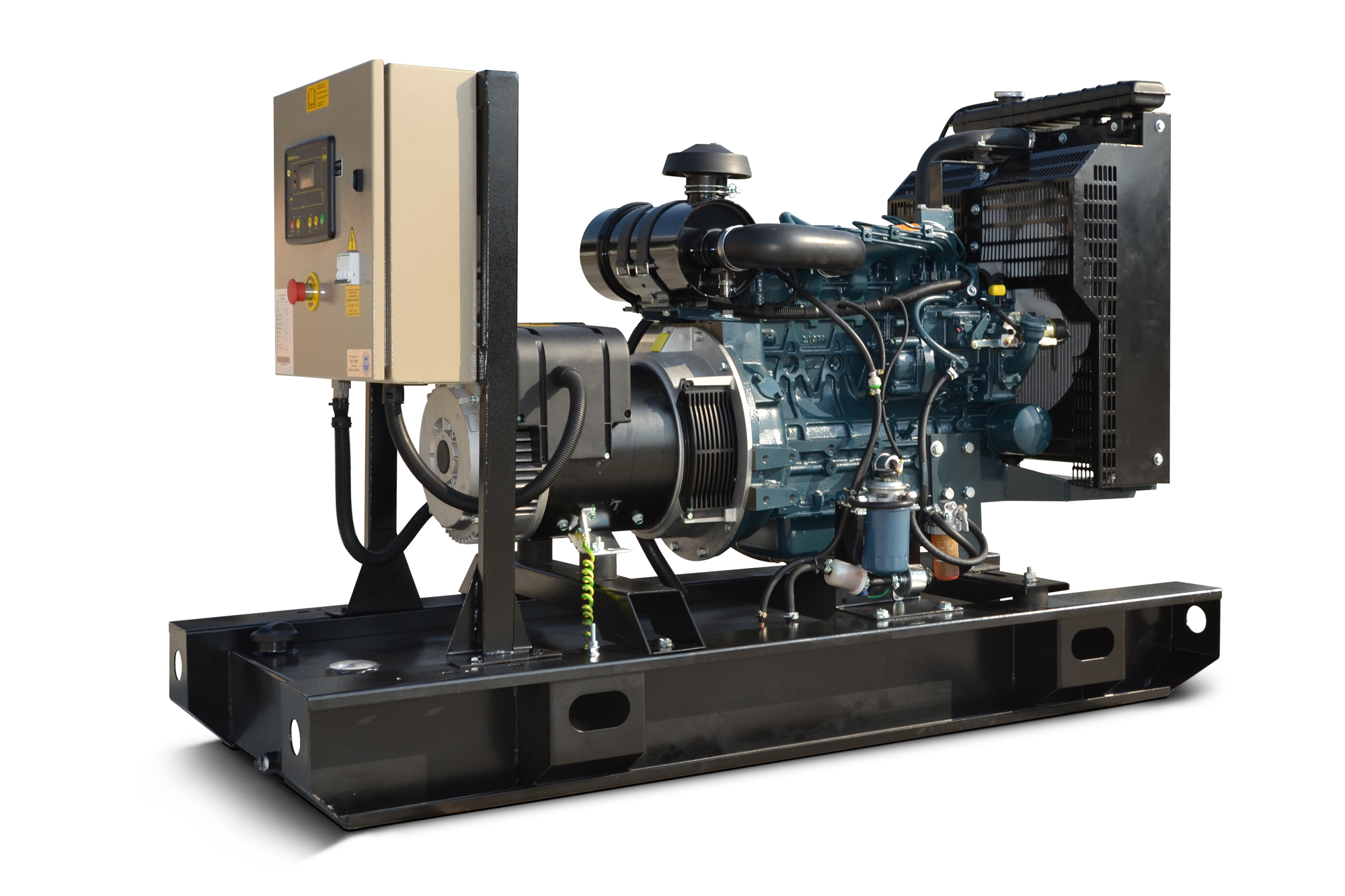 Ghaddar Generator KT15 - KT17S (1500 rpm) – 1 Phase powered by Kubota-image